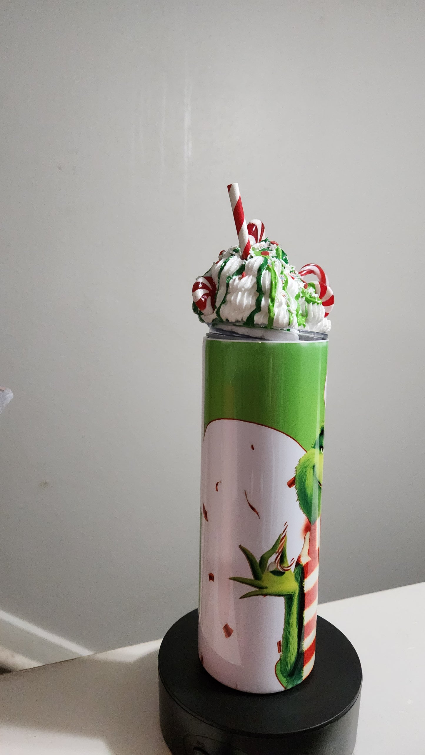 Been That Grinch Tumbler with Topper