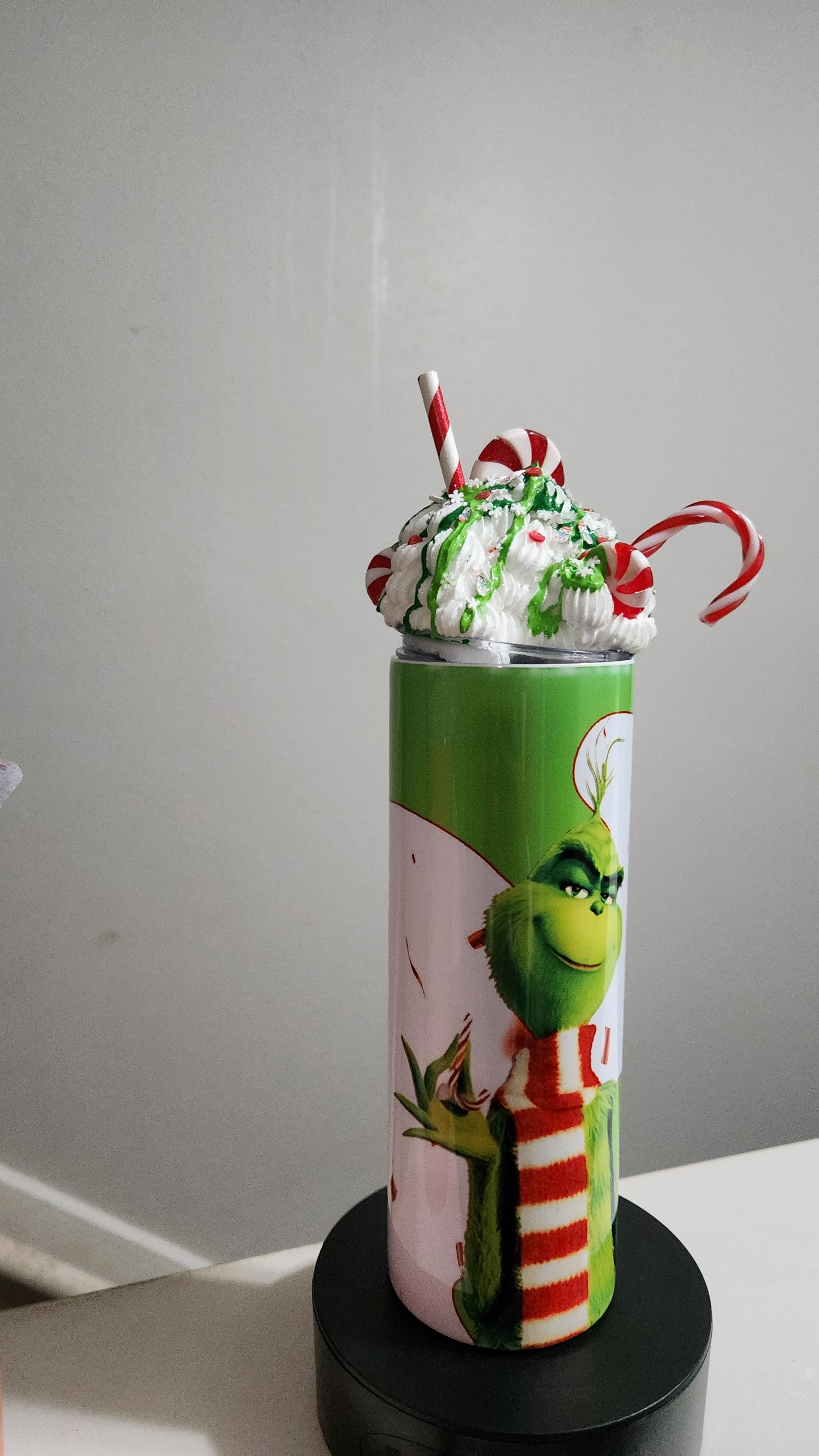 Been That Grinch Tumbler with Topper