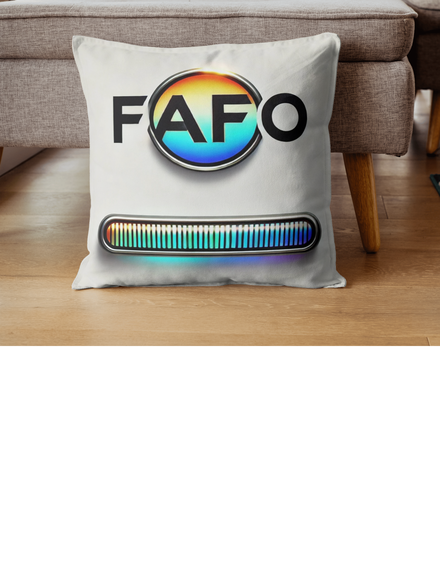 FAFO Energy Throw Pillow